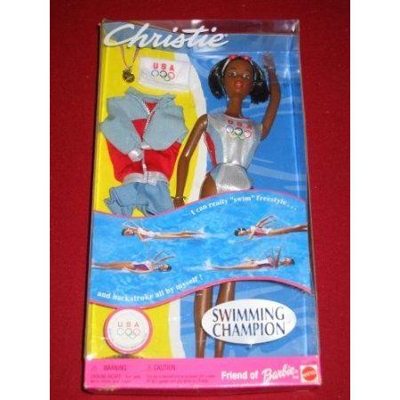 Christie: Friend of Barbie(バービー) Swimming Champion Doll USA Olympics ドール 人形 フィギュア