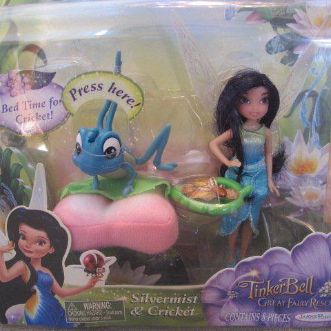 Disney ディズニー Fairies Silvermist & Cricket 人形 ドール