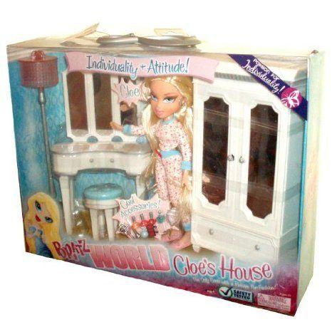 Bratz (ブラッツ) World passion for Individuality Playset - Cloe´s House with Cloe Doll in Pajama (