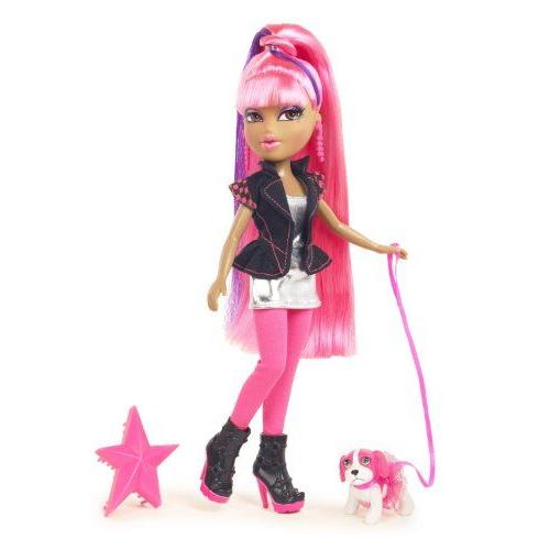 Bratz ブラッツ Neon Runway Doll - Yasmin (Hot Pink， Purple) 人形 ドール