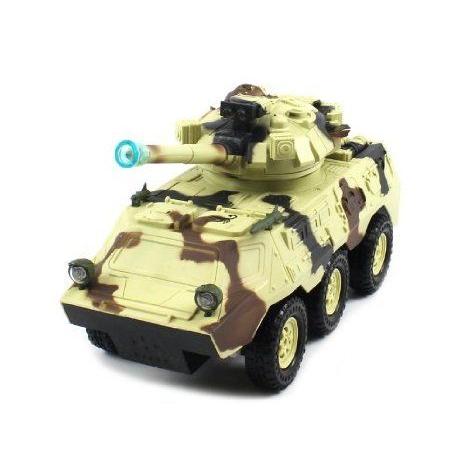 Electric Full Function 1:20 Scale Elite Military 8011B Armored RTR RC Truck w/ Army フィギュア 人