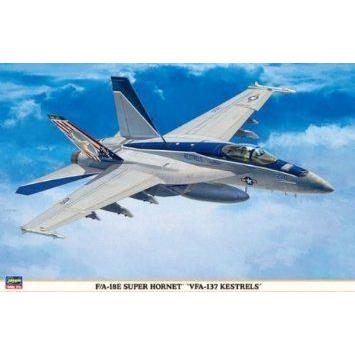 【激安セール】 プラモデル Kit Model Kestrels VFA-137 Hornet Super F-A-18E Hasegawa 模型 おもちゃ モデルキット 乗り物、ミニチュア