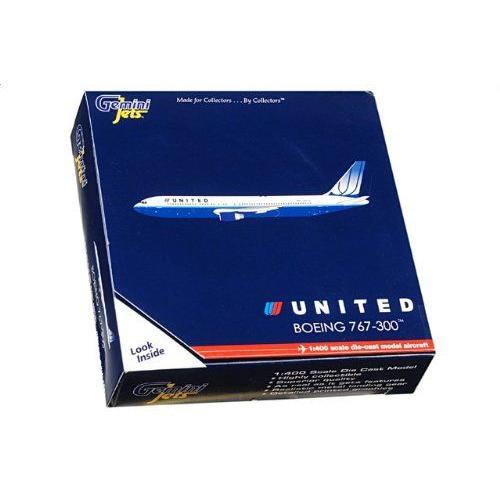 1:400 ジェミニジェット GJUAL1021 ボーイング 767-300 ダイキャスト モデル ユナイテッド 航空 N661UA
