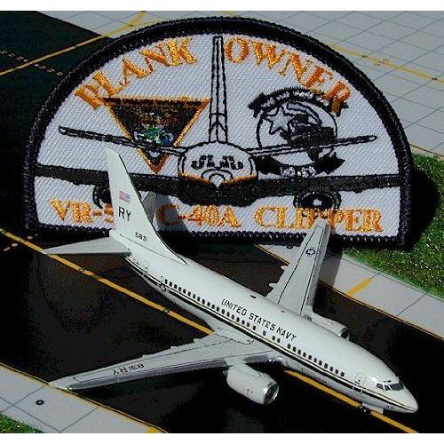 1: 400 ジェミニジェット US Navy ボーイング 737-700 With Squadron Patch