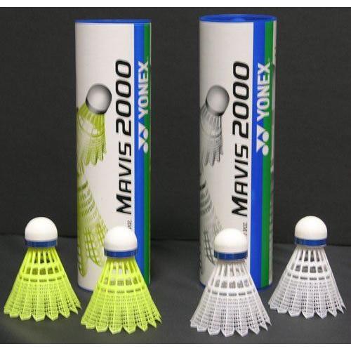 Mavis 2000 Nylon Tournament Shuttle-White (1/2 dozen)