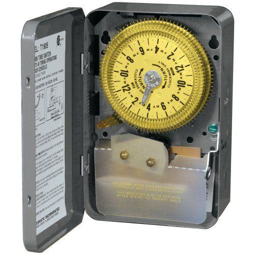 Intermatic T1905 SPDT 24 Hour 125-Volt Time Switch with 3R Indoor