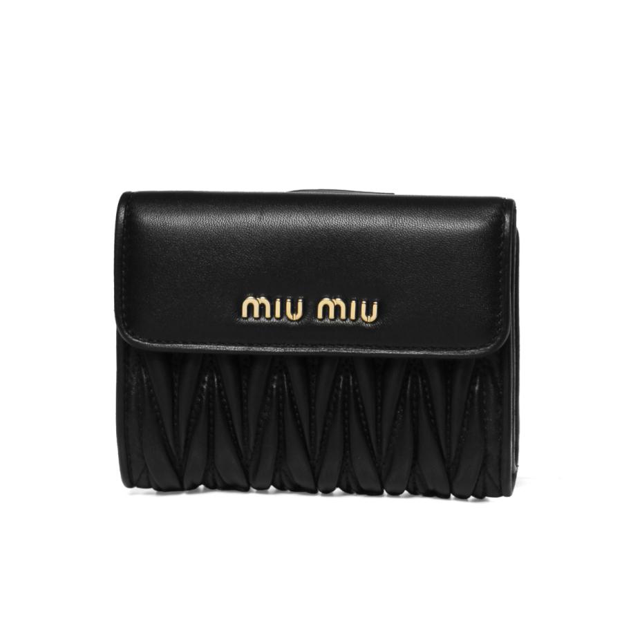 Miu Miu ミュウ ミュウ 二つ折り財布 Matelasse 5ml002 N F0002 インポートショップドゥーブル 通販 Yahoo ショッピング