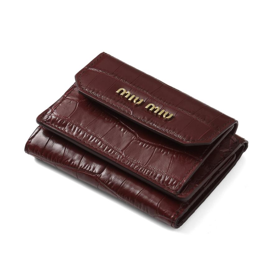 Saleセール Miu Miu ミュウ ミュウ 三つ折り財布 St Cocco 5mh021 2b8g F0041 即日出荷 Www Yalaphone Com