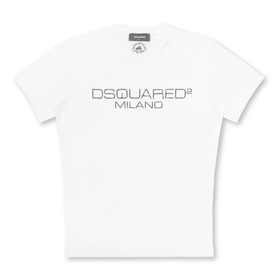 DSQUARED 2 ディースクエアード 半袖Tシャツ S74GD0899 S22844 100 半袖 激安正規 