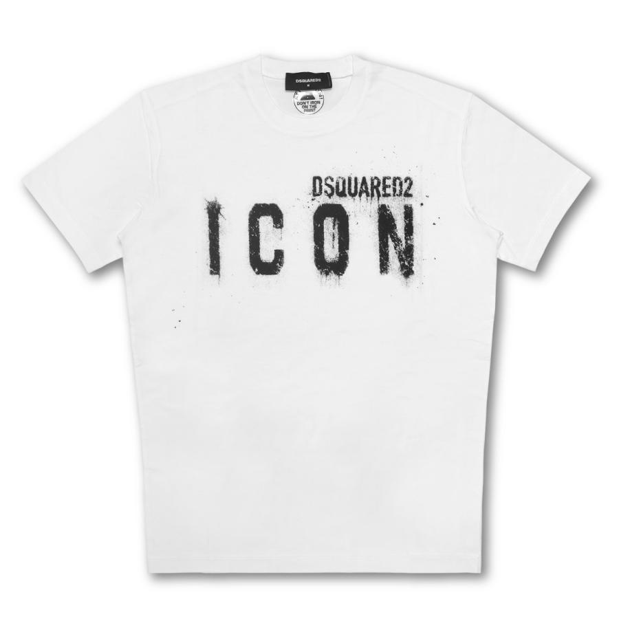 DSQUARED 2 ディースクエアード 半袖Tシャツ ICON アイコン S79GC0039