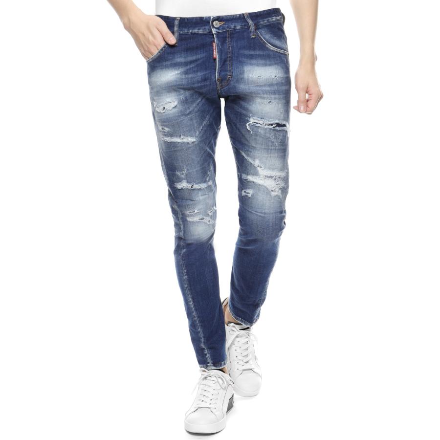 DSQUARED2 DSQUARED 2 ディースクエアード クラッシュ＆リメイク加工 