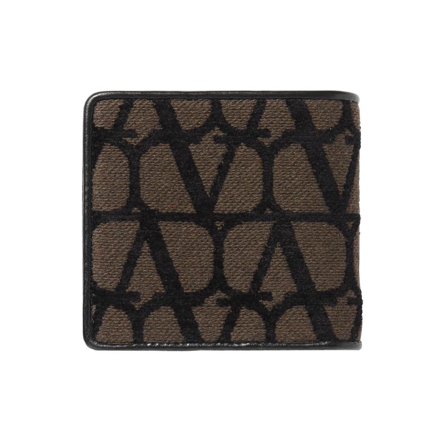 国内発【VALENTINO】トワル イコノグラフ x レザー/二つ折り財布 VALENTINO ヴァレンティノ 二つ折り財布 TOILE ICONOGRAPHE