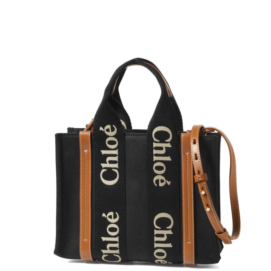 CHLOE クロエ ショルダー付 トートバッグ スモール WOODY ウッディ  