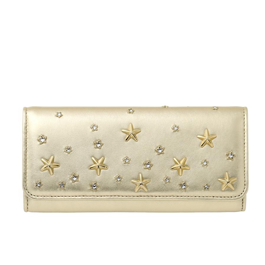JIMMY CHOO ジミーチュウ 二つ折り長財布 NINO ニノ AUR