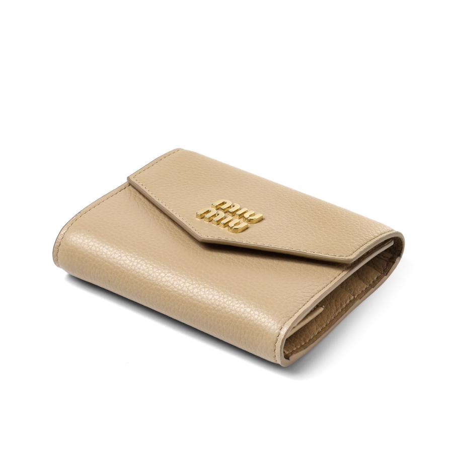 miu miu（ミュウミュウ） 三つ折り財布 VITELLO DAINO ヴィッテロ