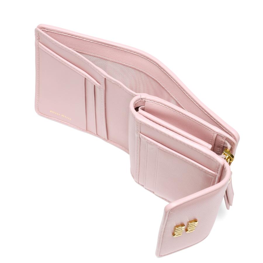 miu miu（ミュウミュウ） 二つ折り財布 MATELASSE マテラッセ 5ML002