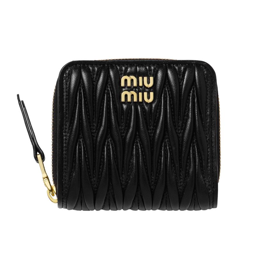 miu miu（ミュウミュウ） 二つ折り財布 MATELASSE マテラッセ 5ML522 