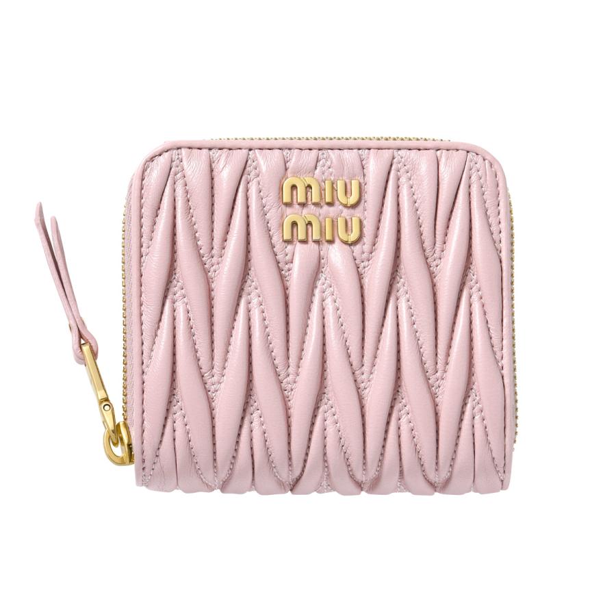 miu miu（ミュウミュウ） 二つ折り財布 MATELASSE マテラッセ 5ML522 