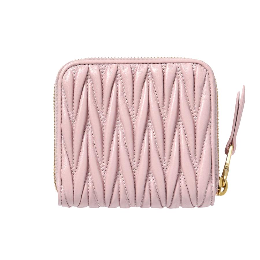 miu miu（ミュウミュウ） 二つ折り財布 MATELASSE マテラッセ 5ML522