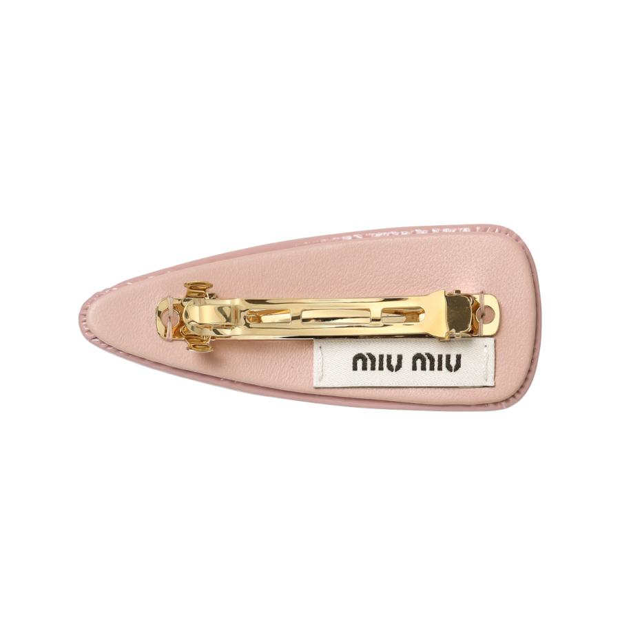 正規品 miumiu ヘアクリップ TWICE サナさん着用♥【MiuMiu】ロゴ入り ヘアクリップ (MiuMiu/ヘア