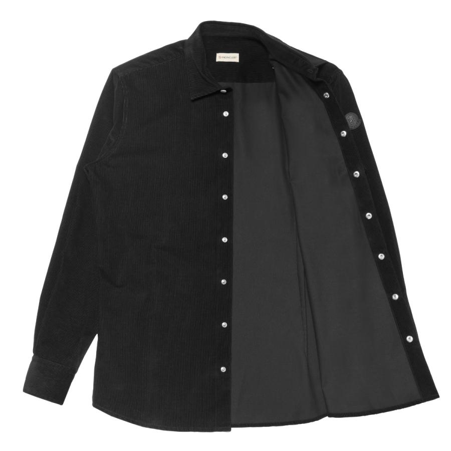 MONCLER ブラック フリル長袖シャツ MONCLER（モンクレール） 長袖シャツ 2F00007 549H4 999 メンズ