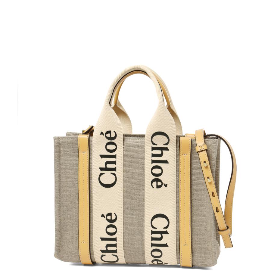 CHLOE クロエ ショルダー付 トートバッグ スモール WOODY ウッディ  