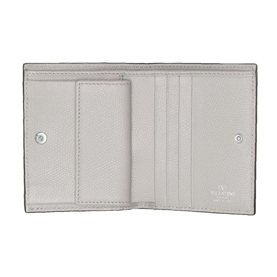 VALENTINO グレー 二つ折り財布 VALENTINO（ヴァレンティノ） 二つ折り財布 P0R39BKH WRL : インポート