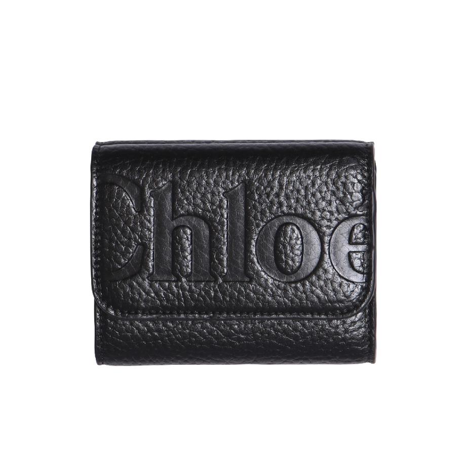 CHLOE 三つ折り財布 BIKIE CHC24WP451 O21 001 Chloe CHLOE クロエ 三つ折り財布 スモール BIKIE バイキー