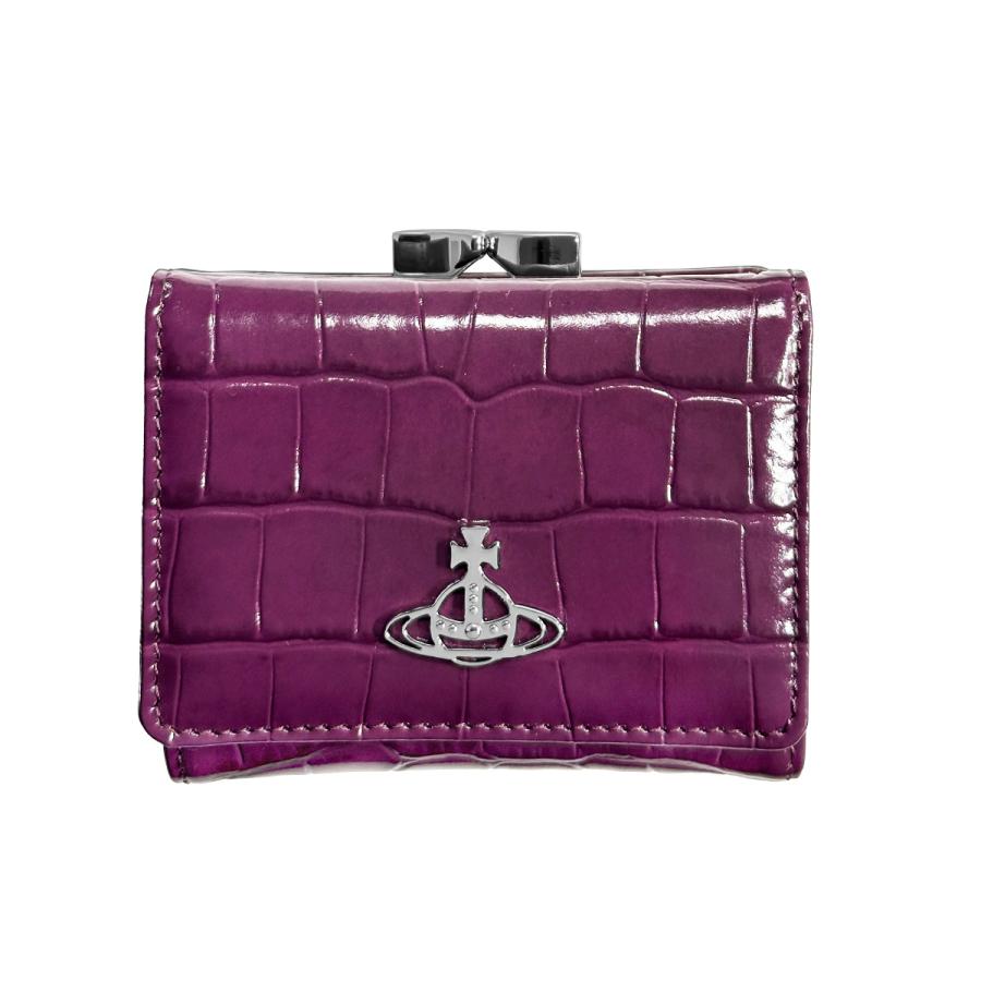 Vivienne Westwood グラニーフレーム クロコ型押し 財布