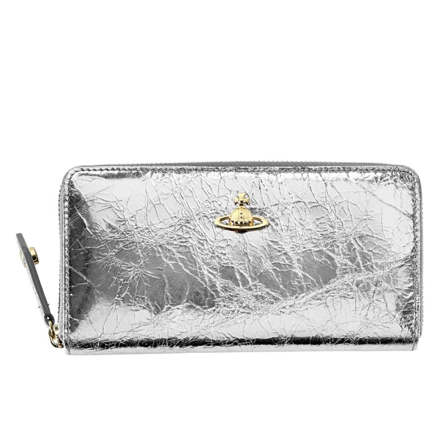 Viviennewestwood ファスナー付き 財布　小銭入れ　銀色 Vivienne Westwood（ヴィヴィアンウエストウッド） CLASSIC ZIP ROUND