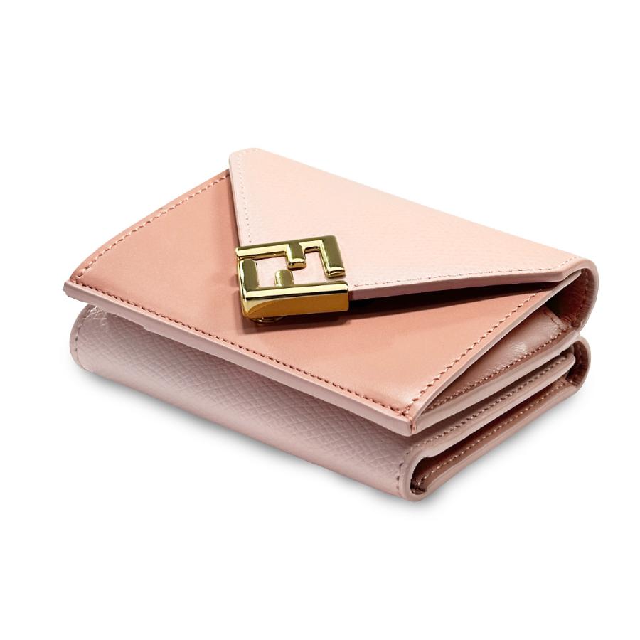 FENDI フェンディ ダイヤモンド 財布 三つ折り ミニ ピンク 【公式通販】
