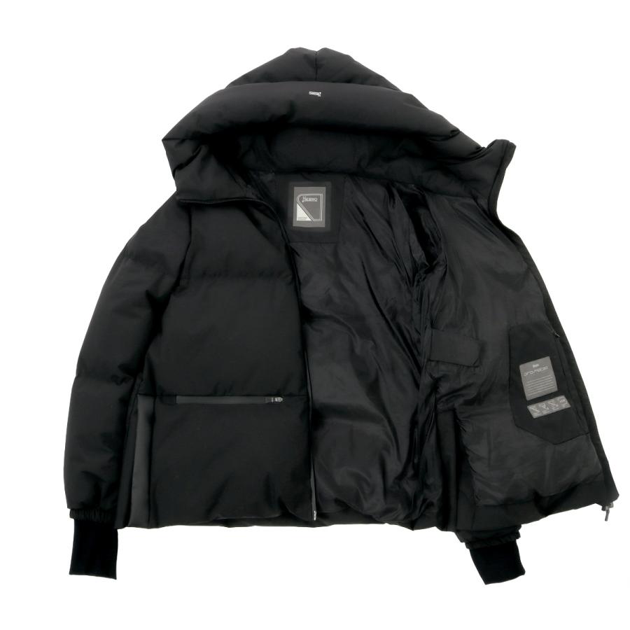 HERNO フード付き　グースダウンジャケット ブラック　44size Herno フード付きダウンジャケット ブラック