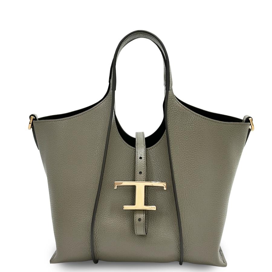 TOD'S（トッズ） TODS ショルダー付 ハンドバッグ ミニ T TIMELESS