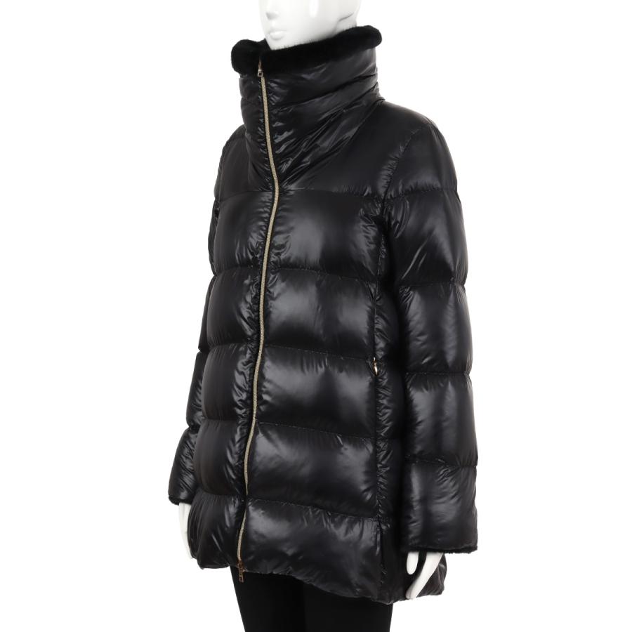 『極美品』HERNO ヘルノ　ラビットファー　2way ダウンコート　40 HERNO（ヘルノ） ダウン レディース ダウンコート ファー付き ロング丈