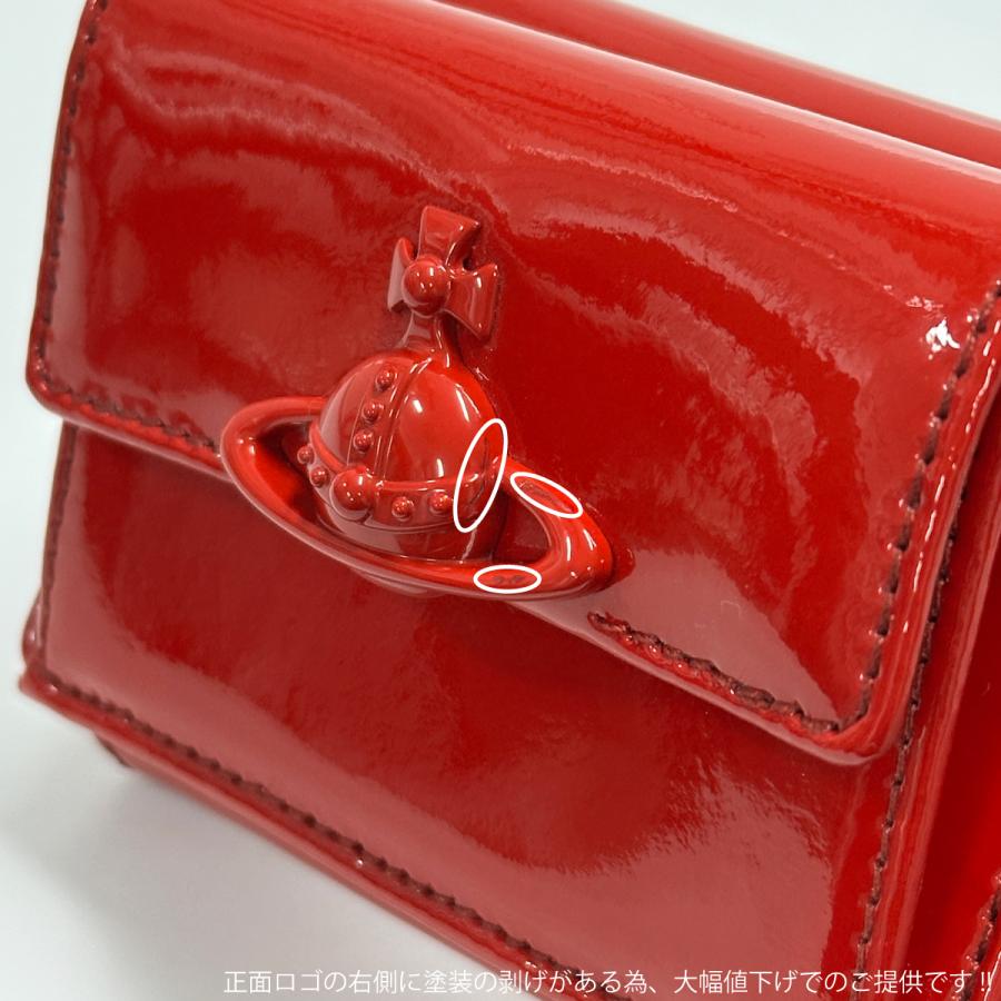 ★訳あり品★VIVIENNE WESTWOOD ヴィヴィアンウエストウッド SMALL FLAP PURSE 三つ折り財布 5115002VW L001O H406 | Vivienne Westwood | 08