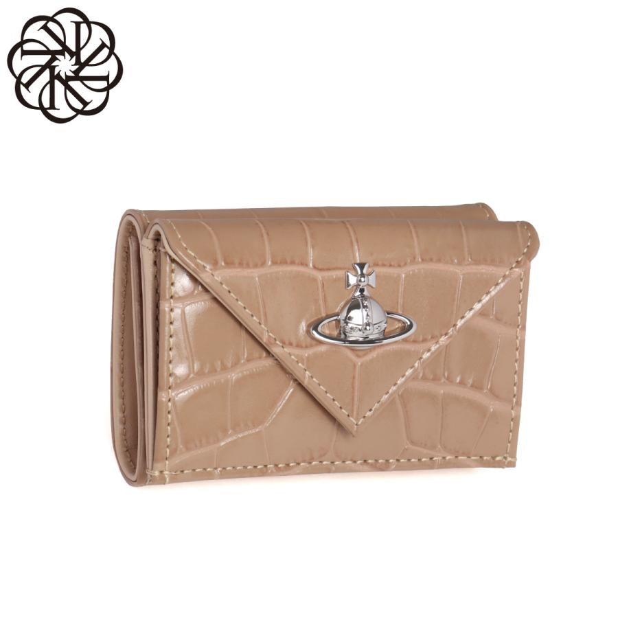 VIVIENNE WESTWOOD ヴィヴィアンウエストウッド ENVELOPE BILLFOLD 三つ折り財布 クロコ 5115002EW L0098 G407 レディース | Vivienne Westwood