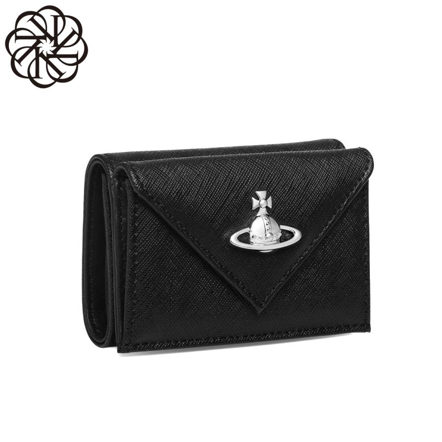 VIVIENNE WESTWOOD ヴィヴィアンウエストウッド ENVELOPE BILLFOLD 三つ折り財布 SAFFIANO サフィアーノ 5115002EW S0021 N401 | Vivienne Westwood
