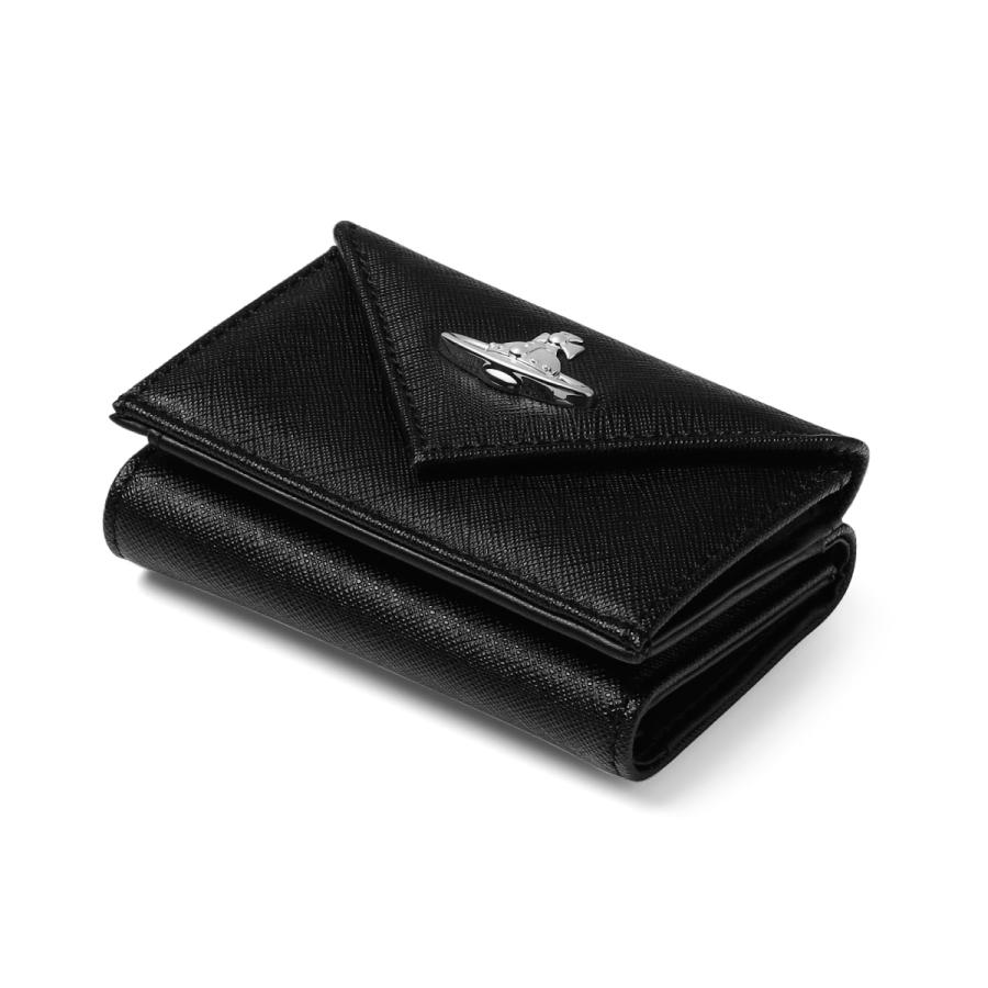VIVIENNE WESTWOOD ヴィヴィアンウエストウッド ENVELOPE BILLFOLD 三つ折り財布 SAFFIANO サフィアーノ 5115002EW S0021 N401 | Vivienne Westwood | 06