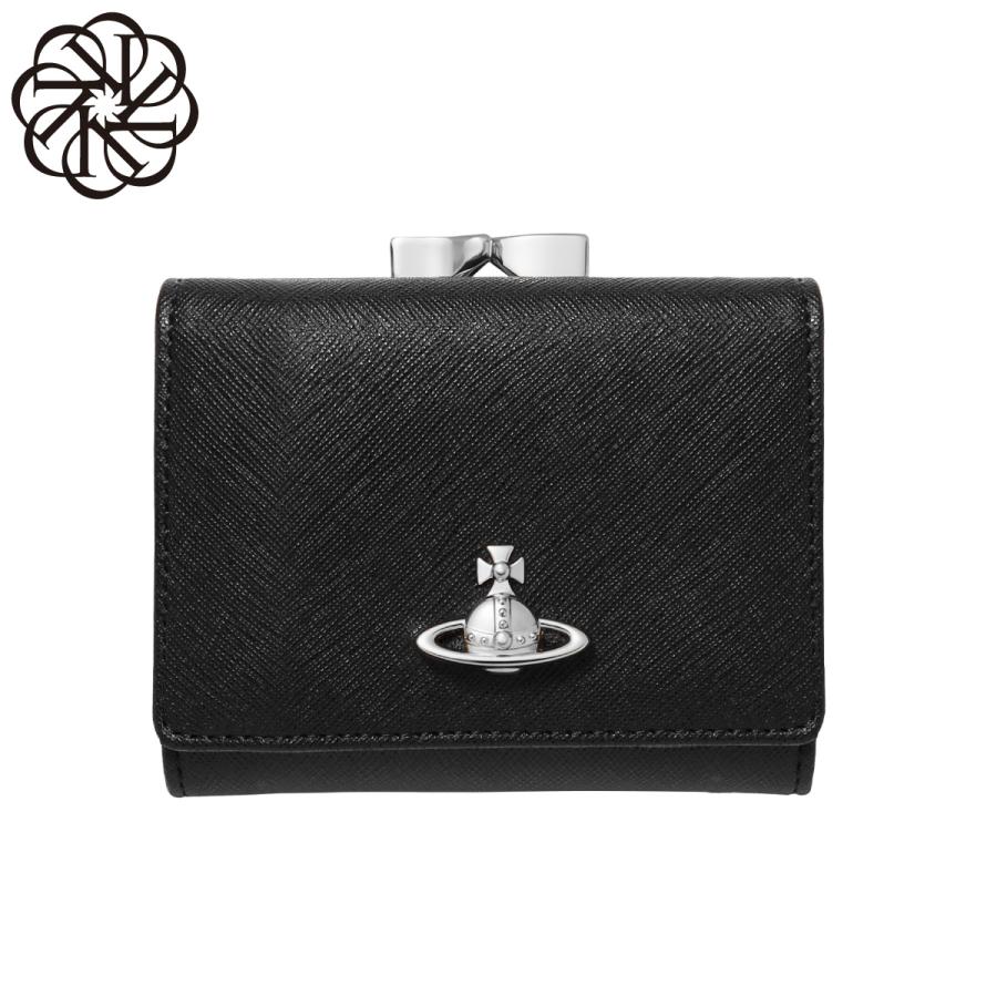 VIVIENNE WESTWOOD ヴィヴィアンウエストウッド SMALL FRAME WALLET がま口 三つ折り財布 SAFFIANO サフィアーノ 5115002MW S0021 N401 レディース | Vivienne Westwood