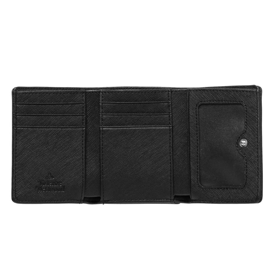 VIVIENNE WESTWOOD ヴィヴィアンウエストウッド SMALL FRAME WALLET がま口 三つ折り財布 SAFFIANO サフィアーノ 5115002MW S0021 N401 レディース | Vivienne Westwood | 03