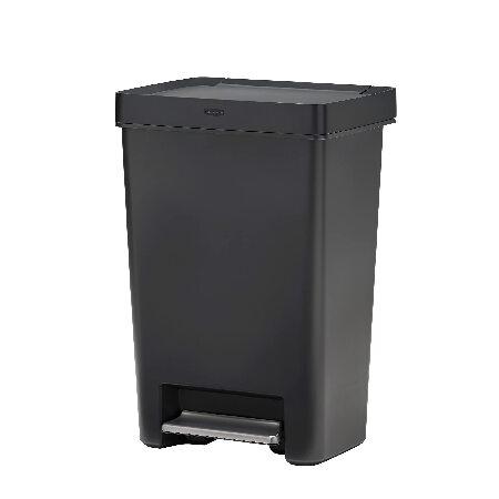 オンライン限定商品 Rubbermaid プレミアシリーズ チャコール 並行輸入品 13ガロン ステンレススチールペダル ホーム キッチン用 ステップオン式ゴミ箱 I その他布団 寝具 Warrisurf Com