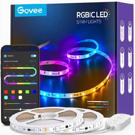 新品登場 Govee 65.6ft RGBIC LED Strip Lights, Color Changing LED Strips, App Control【並行輸入品】 その他PCサプライ、アクセサリー