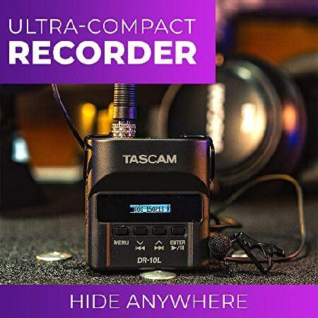 TASCAM(タスカム) DR-10L ピンマイクレコーダー 黒 Youtube 音声収録 インターネット配信 ポッドキャスト 動画撮影 Vlog 収録用｜importstore-maron｜02