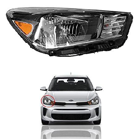 AutoModed Aftermarket Halogen Headlamp Headlight Assembly Replaces 92102-H9000 92102H9000 KI2503220 Compatible with 2018 2023 Rio | Right Passenger Si｜importstore-maron｜02