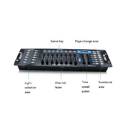 DMX 512 信号アンプ 8コンソール 信号ケーブル付き ステージパーライトの信号増強に最適 (ブルー)｜importstore-maron｜02