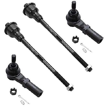 純正廉価 Detroit Axle - Front Wheel Hub Bearings Control Arms w/Ball Joints Tie Rods 32pc Lug Nuts w/Keys Replacement for Silverado Sierra 1500 HD 2500