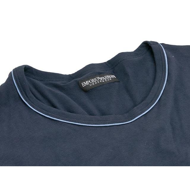 EMPORIO ARMANI エンポリオアルマーニ アンダーウェア 110853 2A715 00035 ネイビー Tシャツ Uネック｜importteresa｜03