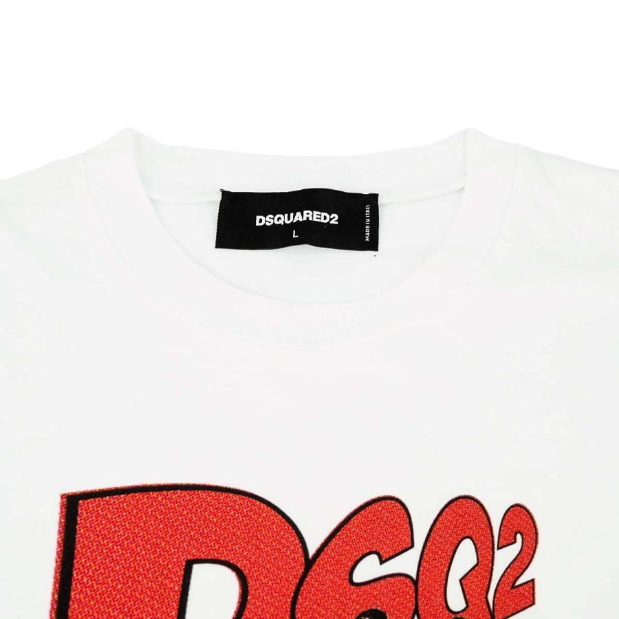 DSQUARED2 ディースクエアード 半袖Tシャツ S74GD1269 S23009 DSQUARED2 ディースクエアード 半袖Tシャツ S74GD1269 S23009