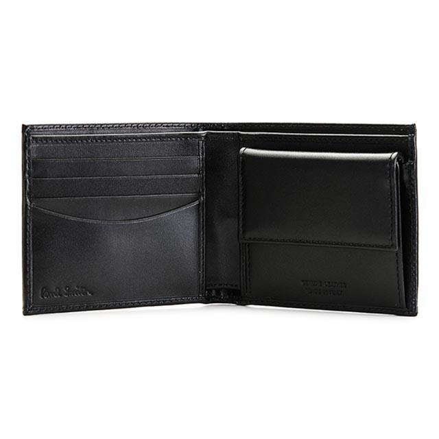 Paul Smith ポールスミス 財布 メンズ 二つ折り AJXA 1033 W553 B  