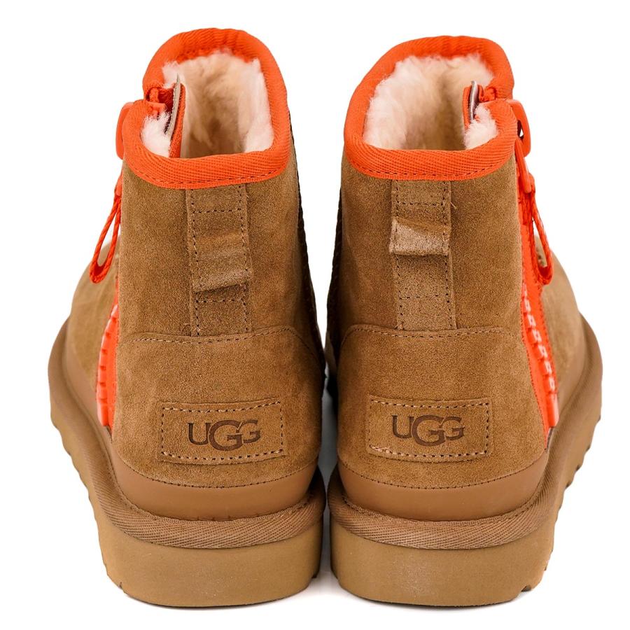 UGG アグ ムートンブーツ 2023年-2024年秋冬新作 1144034 Classic Mini Zipper Tape Logo レディース 女性 CHESTNUT/CHE チェスナット｜importteresa｜04